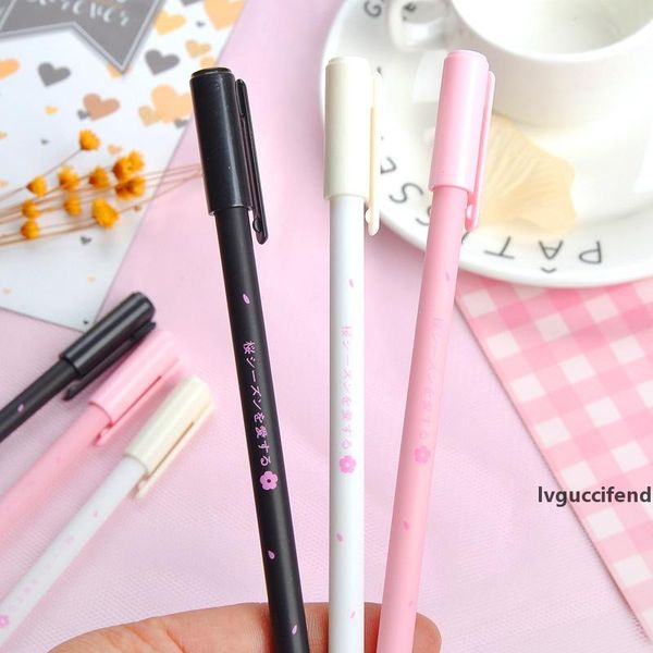 100 pcs/lot kawaii cute sakura gel pen rollerball pen school office supply student stationery signing pen black ink 0.5mm
100 pcs/lot kawaii cute sakura gel pen rollerball pen school office supply student stationery signing pen black ink 0.5mm