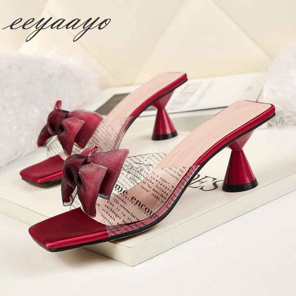 2020 new summer women mules slippers high spike heel butterfly-knot sweet fashion women shoes wine red outside female slippers, Black
2020 new summer women mules slippers high spike heel butterfly-knot sweet fashion women shoes wine red outside female slippers, Black