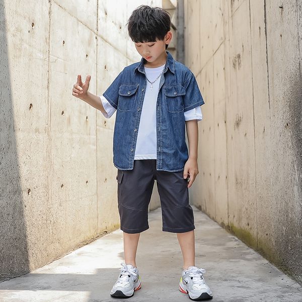 rlbqo 2020 summer new wear children's boy's pure color denim short-sleeve tong chen shan tong chen shan jacket children's shi, White;black
rlbqo 2020 summer new wear children's boy's pure color denim short-sleeve tong chen shan tong chen shan jacket children's shi, White;black