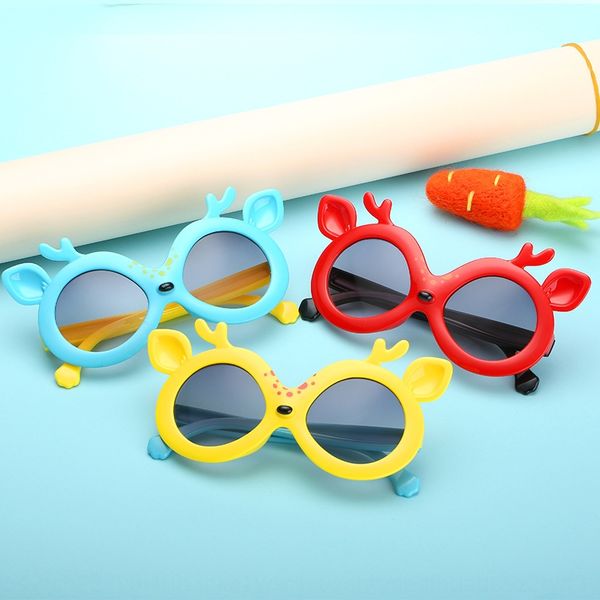 new fashion children's sun cute cartoon colorful deer ear sun glasses sunglasses, Blue
new fashion children's sun cute cartoon colorful deer ear sun glasses sunglasses, Blue