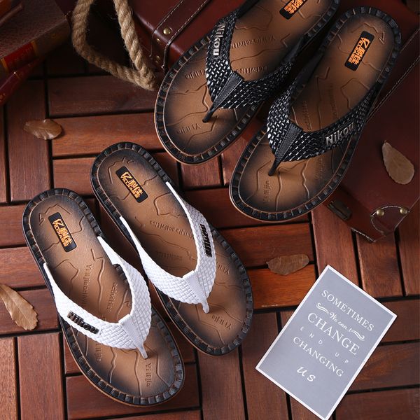 leosoxs summer fashion men massage slippers big size non-slip flip flops for male 2020 beach shoes sandals, Black
leosoxs summer fashion men massage slippers big size non-slip flip flops for male 2020 beach shoes sandals, Black