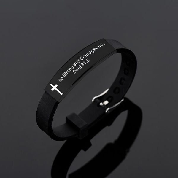 quote religious cross jesus scripture christian bible verse inspirational faith silicone bracelets for men jewelry, Golden;silver
quote religious cross jesus scripture christian bible verse inspirational faith silicone bracelets for men jewelry, Golden;silver