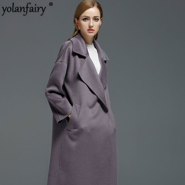 wool coat women korean solid ladies coats and jackets double sided long jacket elegant abrigos mujer invierno 2020 17078 yy520, Black
wool coat women korean solid ladies coats and jackets double sided long jacket elegant abrigos mujer invierno 2020 17078 yy520, Black