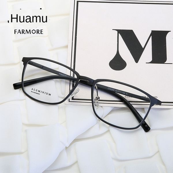 simple fashion full frame glasses han chao shenzhen huamu ultra light aluminum magnesium glasses frame cx6266, Silver
simple fashion full frame glasses han chao shenzhen huamu ultra light aluminum magnesium glasses frame cx6266, Silver