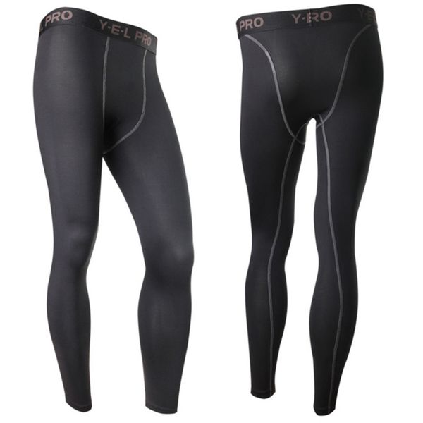 running pants sports men compression athletic training fitness base layers skin tights gym leggings, Black;blue
running pants sports men compression athletic training fitness base layers skin tights gym leggings, Black;blue