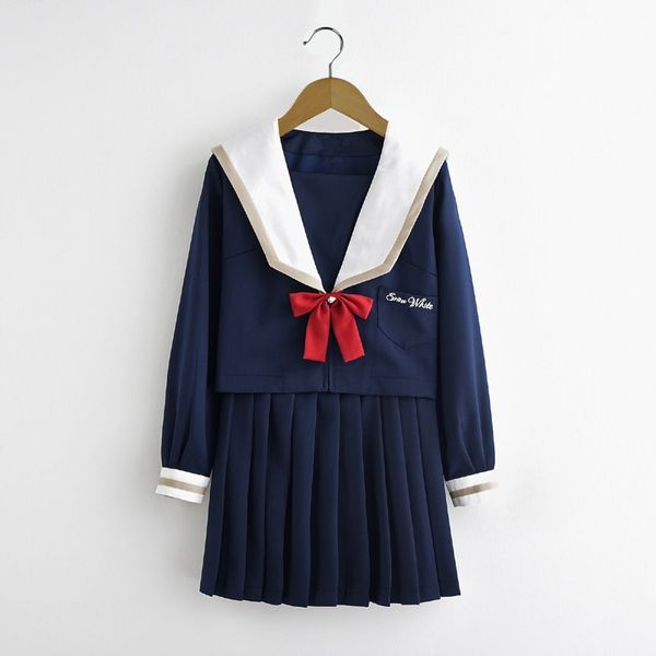 девушки с длинными рукавами школьная форма белый снег jk uniform японская мягкая школа wear колледж sailor длинным рукавом d-0192, White
девушки с длинными рукавами школьная форма белый снег jk uniform японская мягкая школа wear колледж sailor длинным рукавом d-0192, White