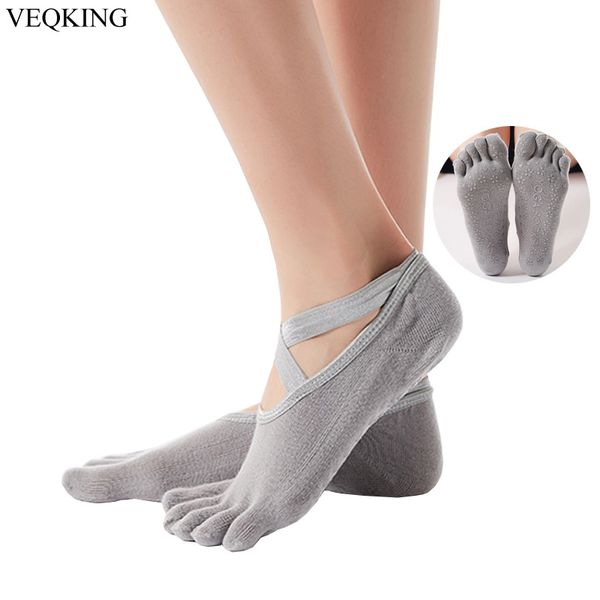 veqking women anti-slip five-finger yoga socks,breathable cross strap ballet dance gym fitness socks,cotton pilates sports socks, Black
veqking women anti-slip five-finger yoga socks,breathable cross strap ballet dance gym fitness socks,cotton pilates sports socks, Black
