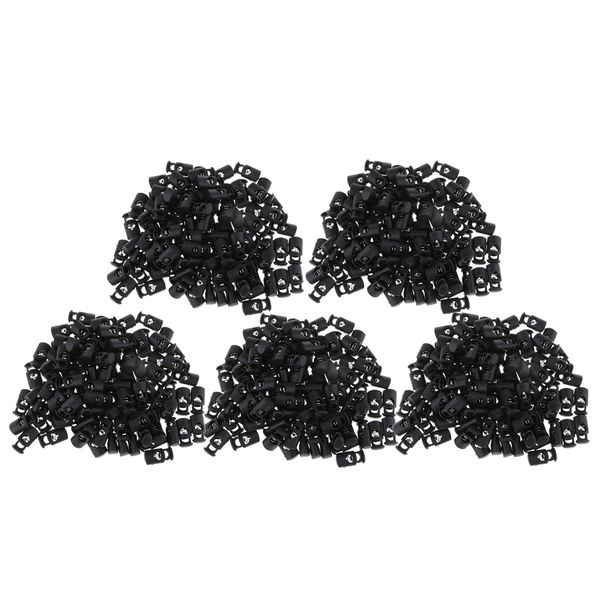 500pcs plastic toggle spring clasp ssingle hole string cord locks, Black
500pcs plastic toggle spring clasp ssingle hole string cord locks, Black