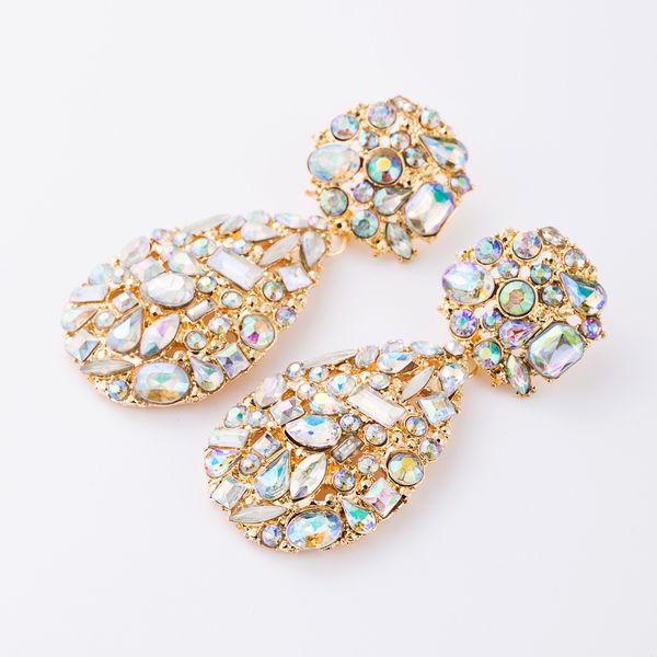 personalized fashion geometric alloy diamond ab color rhinestone full diamond earrings female temperament eye-catching super fairy earrings, Golden
personalized fashion geometric alloy diamond ab color rhinestone full diamond earrings female temperament eye-catching super fairy earrings, Golden