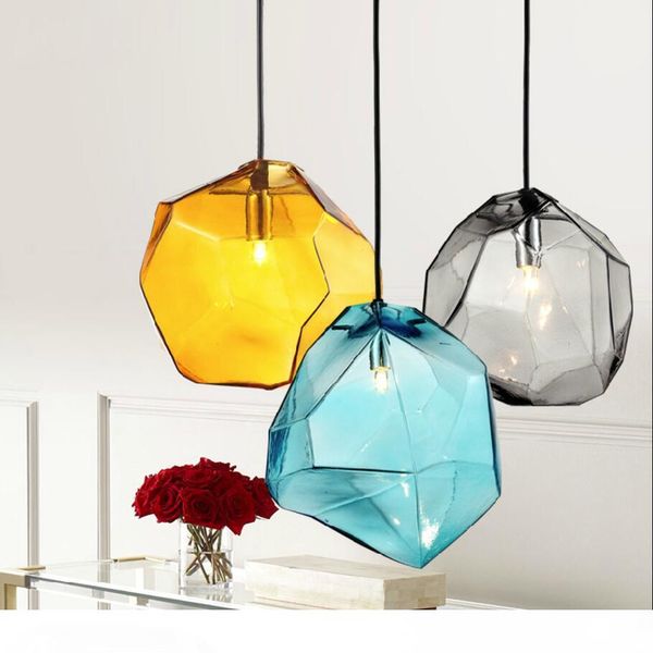 simple lamp stone glass pendant lights colorful indoor lighting the restaurant dining room bar shores g4 led light fixture
simple lamp stone glass pendant lights colorful indoor lighting the restaurant dining room bar shores g4 led light fixture
