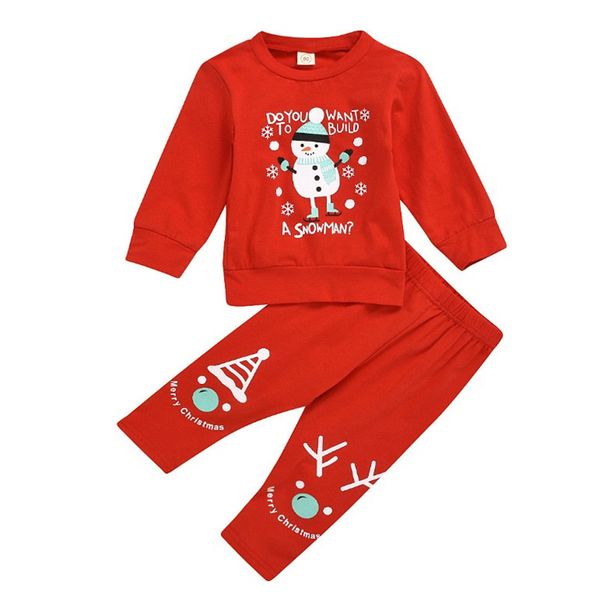 2020 designer kids christmas clothing sets baby boys girls long sleeved sweatshirts snowman print + pants 2 piece suit xmas outfits, White
2020 designer kids christmas clothing sets baby boys girls long sleeved sweatshirts snowman print + pants 2 piece suit xmas outfits, White
