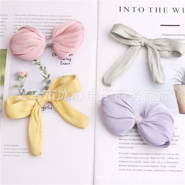 2019 new bright silk yarn handmade bow korean diy children's hair material clothing diy accessories accessories accessories, Silver
2019 new bright silk yarn handmade bow korean diy children's hair material clothing diy accessories accessories accessories, Silver