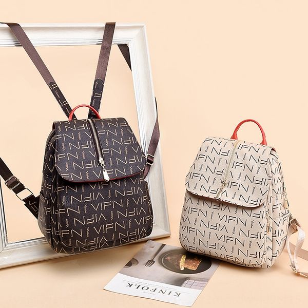 women's 2020 new shoulder bag backpack korean style all-match fashion leisure fashion travel large capacity backpack women's bag b 
women's 2020 new shoulder bag backpack korean style all-match fashion leisure fashion travel large capacity backpack women's bag b