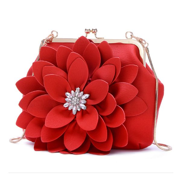 red color wedding bridal purses and handbags fashion flower designer women clutch lovely lady party dinner bags
red color wedding bridal purses and handbags fashion flower designer women clutch lovely lady party dinner bags