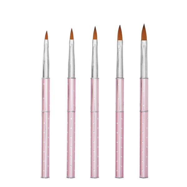 tp 5pcs/set kolinsky nylon nail crystal brush acrylic french tip extension builder 3d flower carving brushes kit #2 #4 #6 #8 #10 cx200717, Yellow
tp 5pcs/set kolinsky nylon nail crystal brush acrylic french tip extension builder 3d flower carving brushes kit #2 #4 #6 #8 #10 cx200717, Yellow