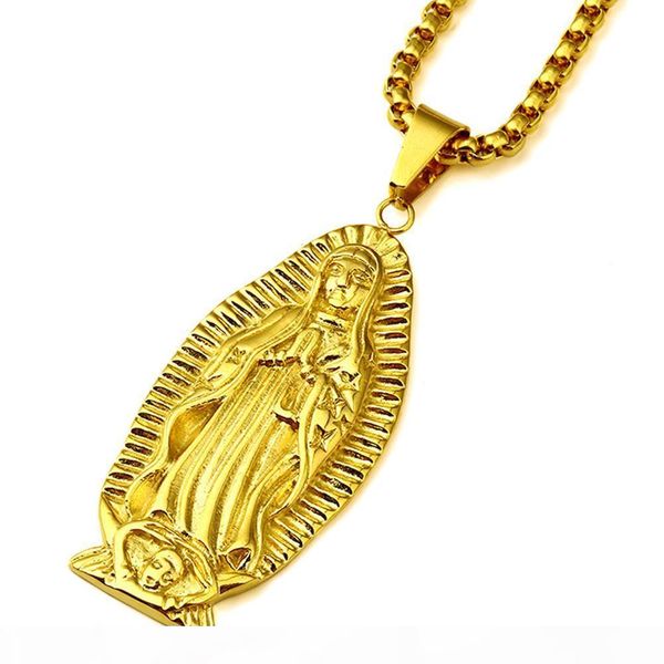 hip hop big virgin mary pendant & necklace vintage 18k gold plated hiphop chain for men women jewelry chain for men women, Silver
hip hop big virgin mary pendant & necklace vintage 18k gold plated hiphop chain for men women jewelry chain for men women, Silver