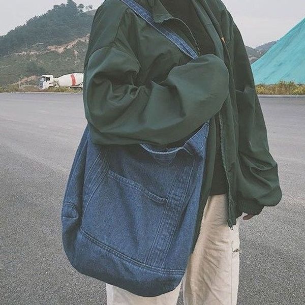 korean style female student shoulder denim shopping canvas canvas shopping bag messenger bag
korean style female student shoulder denim shopping canvas canvas shopping bag messenger bag