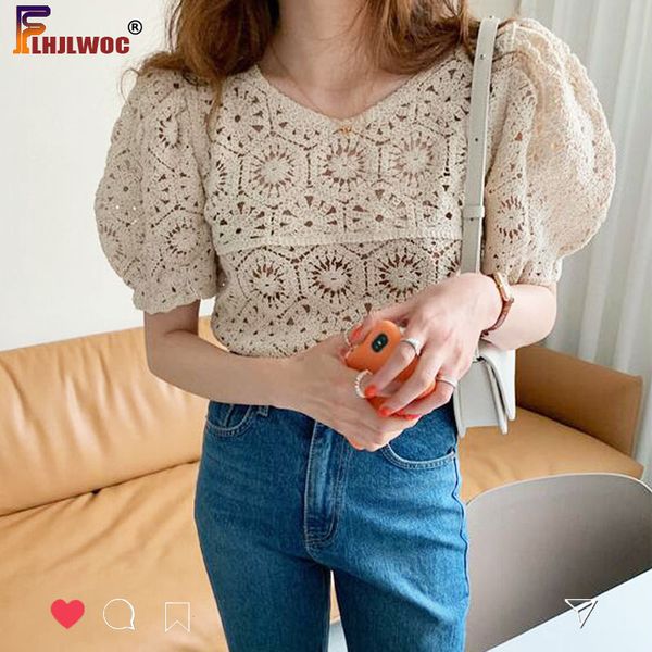 korea chic fashion summer hollow out harajuku japan style cute sweet crochet knitted blouse women 2020, White
korea chic fashion summer hollow out harajuku japan style cute sweet crochet knitted blouse women 2020, White