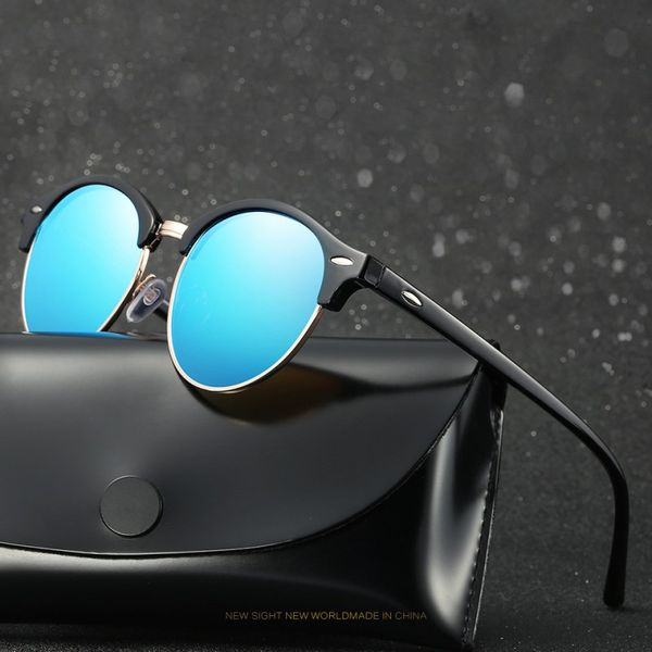 women round polarized sunglasses men women 2020 brand designer rays classic vintage driving sun glasses semi rimless eyewear, White;black
women round polarized sunglasses men women 2020 brand designer rays classic vintage driving sun glasses semi rimless eyewear, White;black