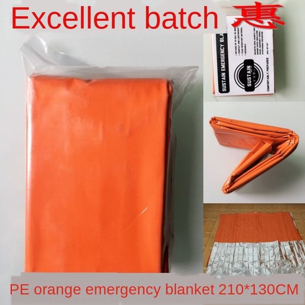 outdoor emergency jiu sheng tan pe orange emergency sleeping bag tent thermal blanket but when tent sleeping bag picnic blanket
outdoor emergency jiu sheng tan pe orange emergency sleeping bag tent thermal blanket but when tent sleeping bag picnic blanket