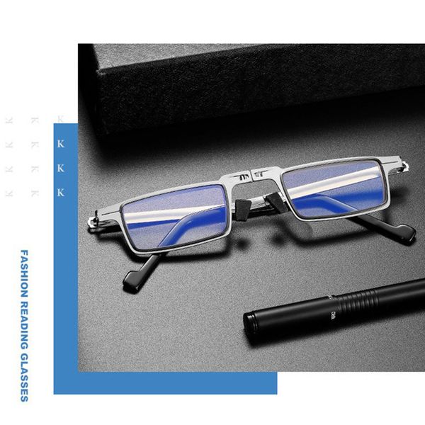 new portable folding reading glasses ultra thin metal blue proof reading glasses for both men and women, White;black
new portable folding reading glasses ultra thin metal blue proof reading glasses for both men and women, White;black