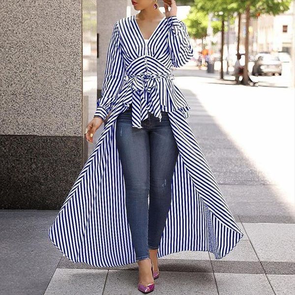 womens long sleeve lace up irregular long v neck shirt blouse ladies fashion blouse long high low tunic, White
womens long sleeve lace up irregular long v neck shirt blouse ladies fashion blouse long high low tunic, White