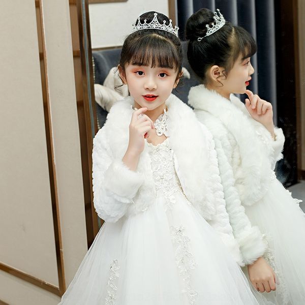 rgk1l girls' long-sleeved and fluffy shawl children's thickened warm warm princess princess dress small coat children's dress, Blue;gray
rgk1l girls' long-sleeved and fluffy shawl children's thickened warm warm princess princess dress small coat children's dress, Blue;gray