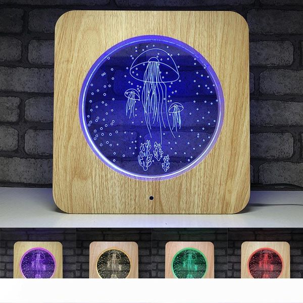 brelong 3d jellyfish vision light wood grain colorful acrylic deskdecoration night light
brelong 3d jellyfish vision light wood grain colorful acrylic deskdecoration night light