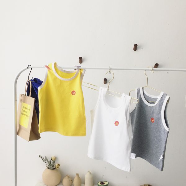 3usqn children's clothing new 2019 summer baby children korean style round neck letter boys children's clothing vest vest vest, Blue
3usqn children's clothing new 2019 summer baby children korean style round neck letter boys children's clothing vest vest vest, Blue