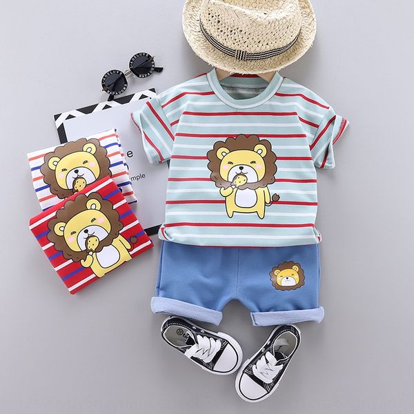 2020 new boy baby cute cartoon t-shirt children's clothing striped short sleeve t-shirt all-match two-piece children's clothes
2020 new boy baby cute cartoon t-shirt children's clothing striped short sleeve t-shirt all-match two-piece children's clothes