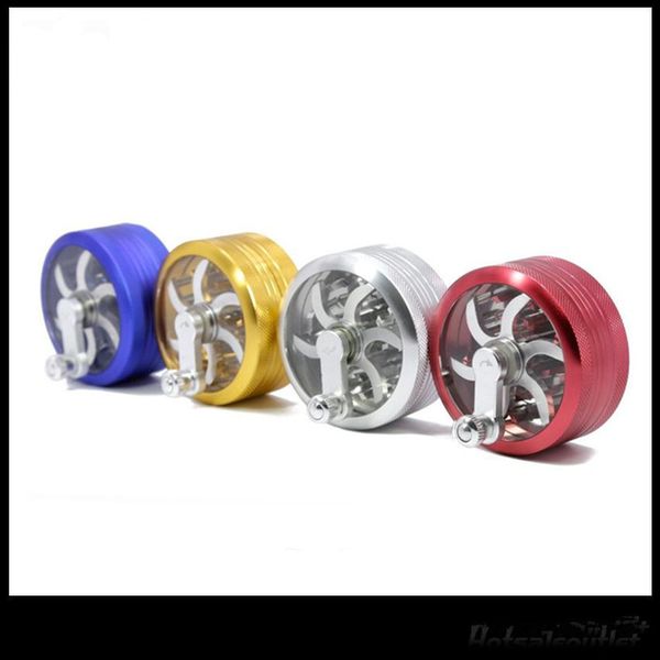 Высокое качество Два слоя Crank рук Grinder Четыре цвета 63MM сплава металла Херб дробилка Бесплатная доставка
Высокое качество Два слоя Crank рук Grinder Четыре цвета 63MM сплава металла Херб дробилка Бесплатная доставка
