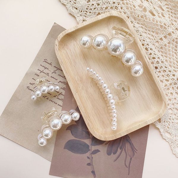 fashion girl hair claw pearl hair claw pearl hairpin crab retro clips accessories for women four different sizes
fashion girl hair claw pearl hair claw pearl hairpin crab retro clips accessories for women four different sizes