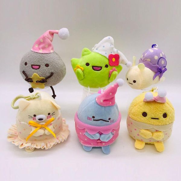 wholesale 6pcs/lot san-x plush pendants coin bag sumikko gurashi plush keychain toys stuffed plush toy 10cm
wholesale 6pcs/lot san-x plush pendants coin bag sumikko gurashi plush keychain toys stuffed plush toy 10cm