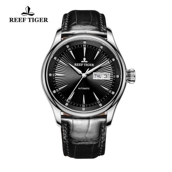 2020 reef tiger/rt mens dress watch with date day automatic 316l steel calfskin strap watches rga8232, Slivery;brown
2020 reef tiger/rt mens dress watch with date day automatic 316l steel calfskin strap watches rga8232, Slivery;brown