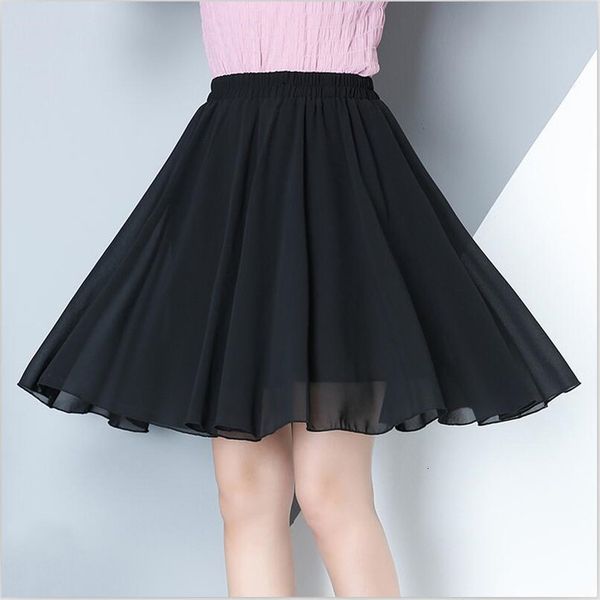 2020 women summer chiffon solid mini skirt 7 color casual loose all match elegant sweet skirt vestido plus size skirt chiffon m, Black
2020 women summer chiffon solid mini skirt 7 color casual loose all match elegant sweet skirt vestido plus size skirt chiffon m, Black