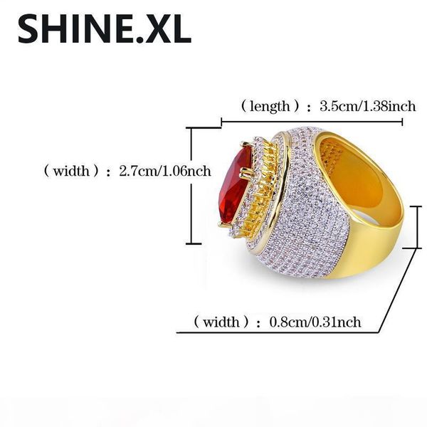 hip-hop classic gold color plated cubic zircon big red stone ring personality fashion glamour jewelry lover gift, Silver
hip-hop classic gold color plated cubic zircon big red stone ring personality fashion glamour jewelry lover gift, Silver