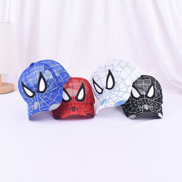 new children's cartoon spider-man embroidery full mesh summer baby outdoor sun hat embroidered sun hat breathable sunshade cap tide, Blue;gray
new children's cartoon spider-man embroidery full mesh summer baby outdoor sun hat embroidered sun hat breathable sunshade cap tide, Blue;gray