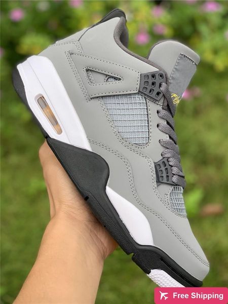 2020 new release air authentic 4 cool grey man basketball shoes chrome dark charcoal varsity maize athletic sneakers 308497 -007
2020 new release air authentic 4 cool grey man basketball shoes chrome dark charcoal varsity maize athletic sneakers 308497 -007