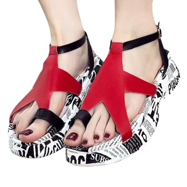 sagace women sandals summer casual printing color matching platform sandals comfortable non-slip comfortable females shoes, Black
sagace women sandals summer casual printing color matching platform sandals comfortable non-slip comfortable females shoes, Black