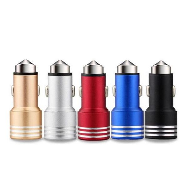 factory aluminium alloy dual portable mobile smart phone usb car charger for android safety hammer charger usb charing cable
factory aluminium alloy dual portable mobile smart phone usb car charger for android safety hammer charger usb charing cable