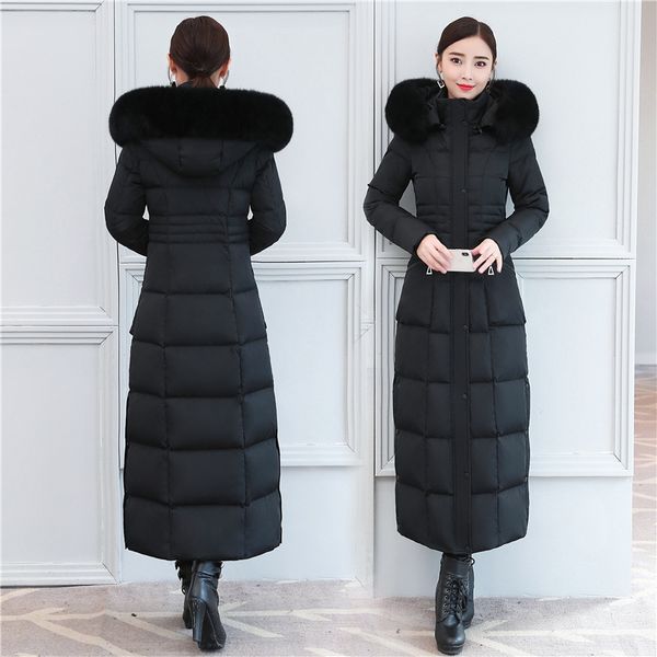 brandreal fox large fur collar for women over the knee thickened down jacket down jacket long slim super long, Black
brandreal fox large fur collar for women over the knee thickened down jacket down jacket long slim super long, Black