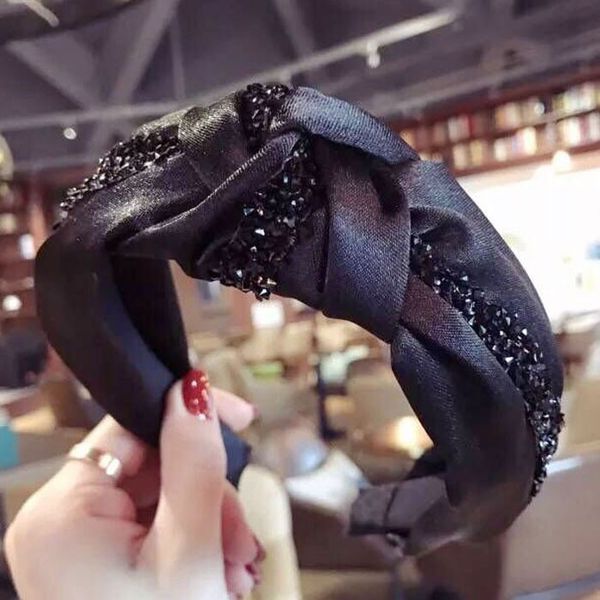 luxury wide silk fabric kontted headband crystal turban headbands for women girl hairbands hair band jewelry accessories, Golden;silver
luxury wide silk fabric kontted headband crystal turban headbands for women girl hairbands hair band jewelry accessories, Golden;silver
