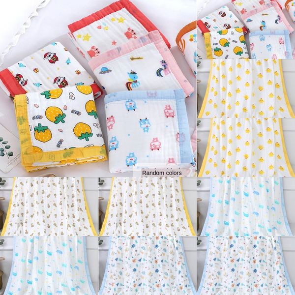 baby 120*150cm wide edge cotton gauze six layers baby bath towel bath towel summer cool blanket
baby 120*150cm wide edge cotton gauze six layers baby bath towel bath towel summer cool blanket