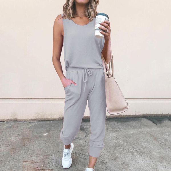 cysincos women summer two pieces set solid sleeveless crop and elastic waist long pants ladies casual slim tracksuit, Gray
cysincos women summer two pieces set solid sleeveless crop and elastic waist long pants ladies casual slim tracksuit, Gray