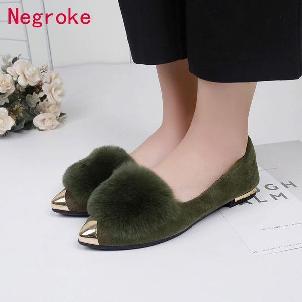cute furry fur slip on ballet flats pointed toe autumn women's shoes shallow casual single boat shoes loafers 2020, Black
cute furry fur slip on ballet flats pointed toe autumn women's shoes shallow casual single boat shoes loafers 2020, Black