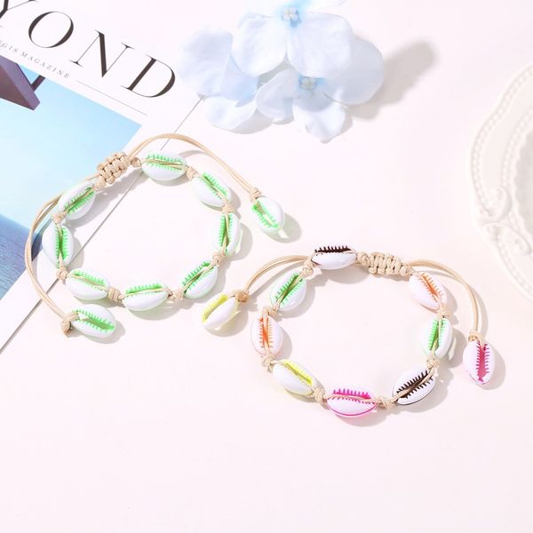 tremdy color acrylic shell rope braided knot bracelet creative beach men&women love bracelets wholesale, Black
tremdy color acrylic shell rope braided knot bracelet creative beach men&women love bracelets wholesale, Black