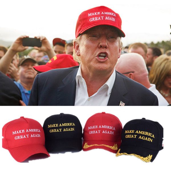 

Stock DHL Shipping 2020 US Presidential Campaign Trump Peaked Cap Hats Keep America Great Slogan Baseball Cap Party Hats Gift Souvenir