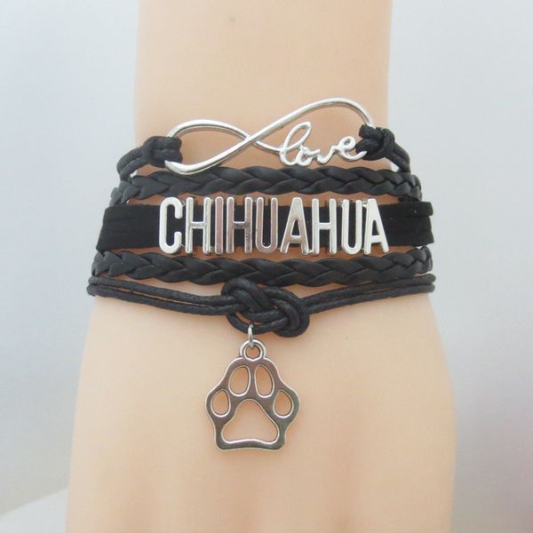 fashion love chihuahua bracelet dog pet paw charm leather bracelets bangles dog jewelry, Golden;silver
fashion love chihuahua bracelet dog pet paw charm leather bracelets bangles dog jewelry, Golden;silver