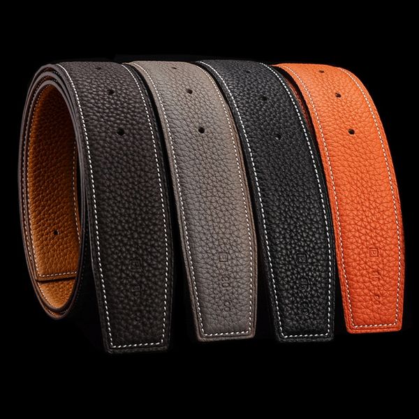 double-sided unleaded men's layer cowhide without buckle pure belt body unbuttoned pants h belt belt, Black;brown
double-sided unleaded men's layer cowhide without buckle pure belt body unbuttoned pants h belt belt, Black;brown