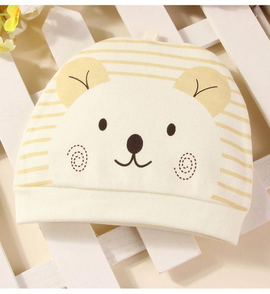 new style newborn cute character cap 3 color soft cotton hats all the year round, Yellow
new style newborn cute character cap 3 color soft cotton hats all the year round, Yellow